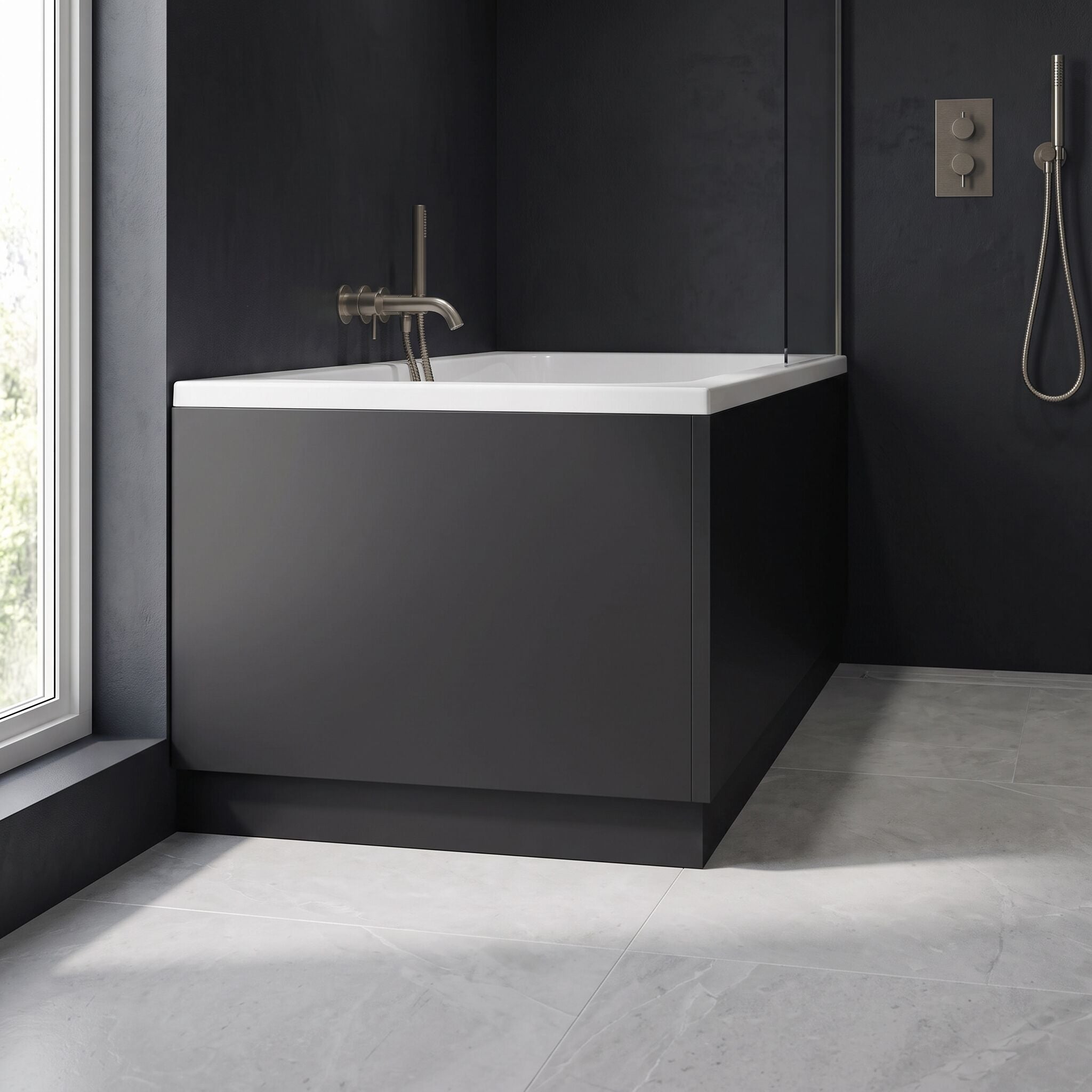 Solvex End Bath Panel with Plinth