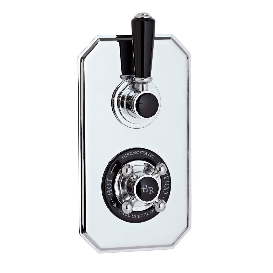 Claremont Traditional Thermostatic 2 Outlet Concealed Shower Valve With Diverter