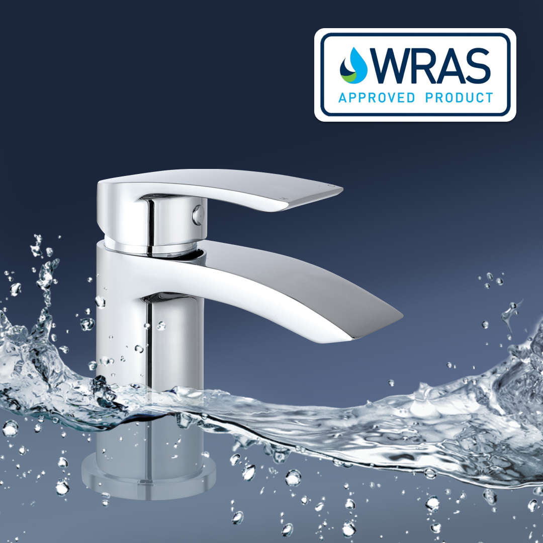 Cascade Mono Basin Mixer Tap with Push Button Waste