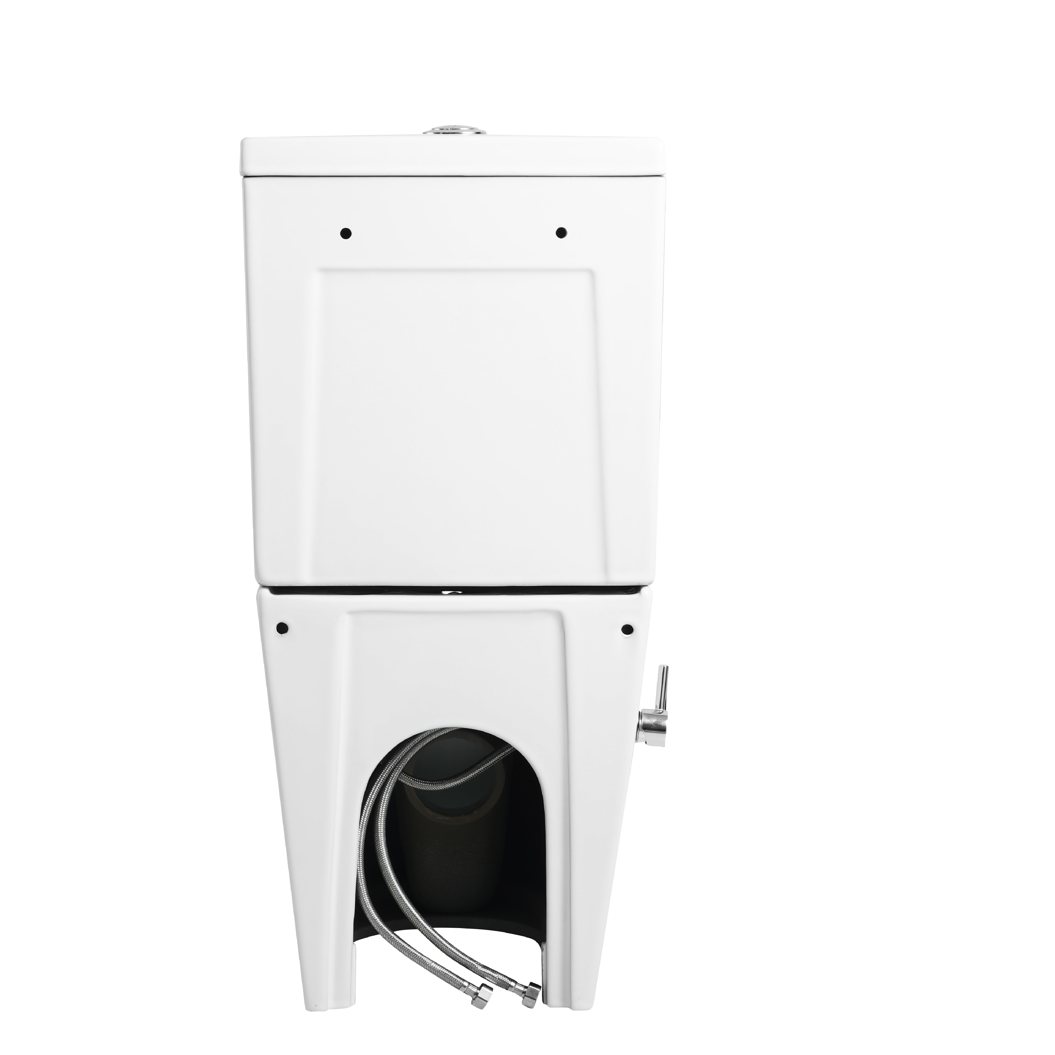 Zenith Close Coupled Toilet with Soft Close Seat, Cistern & Built-in Bidet - White