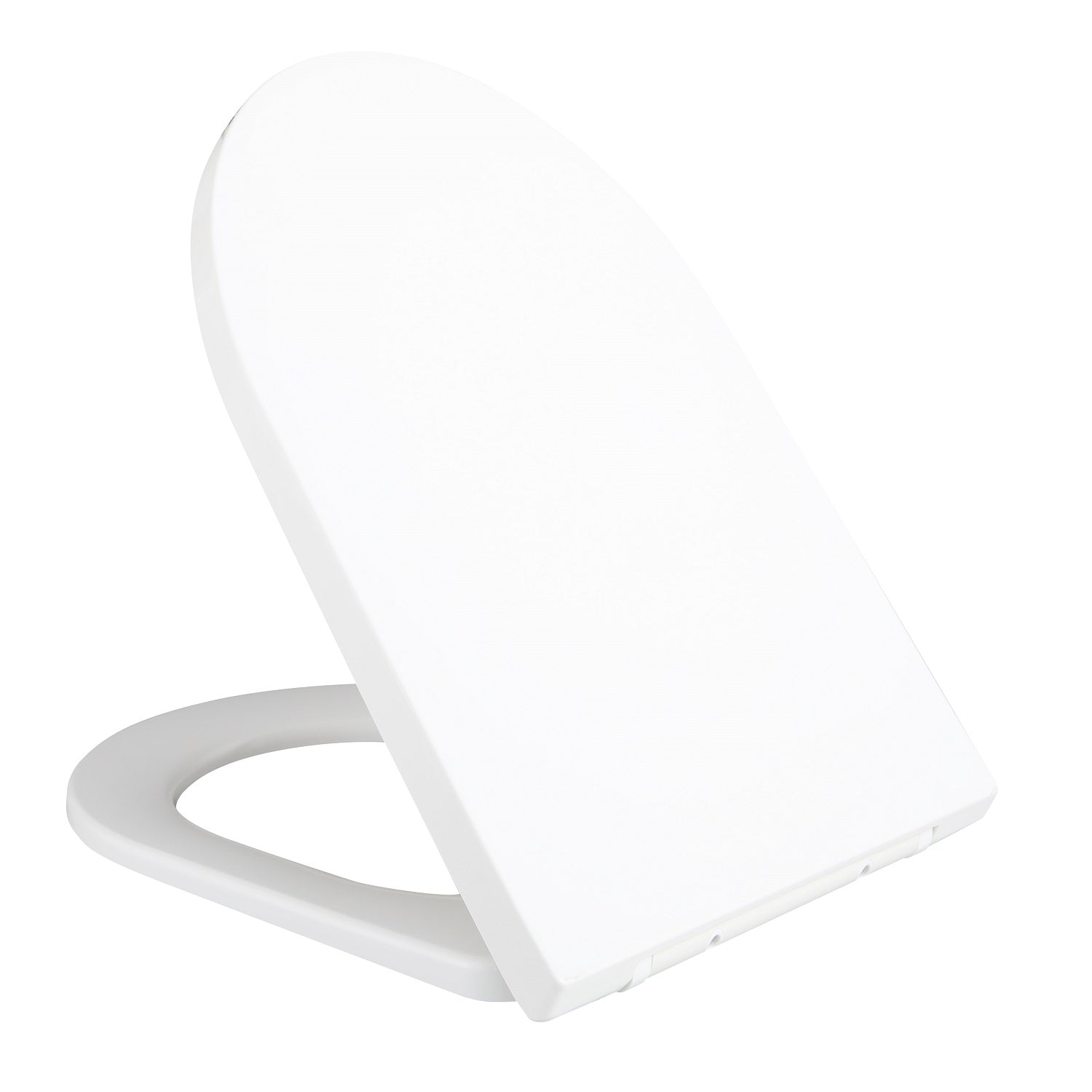 Zenith D Shape UF Soft Close Toilet Seat - White