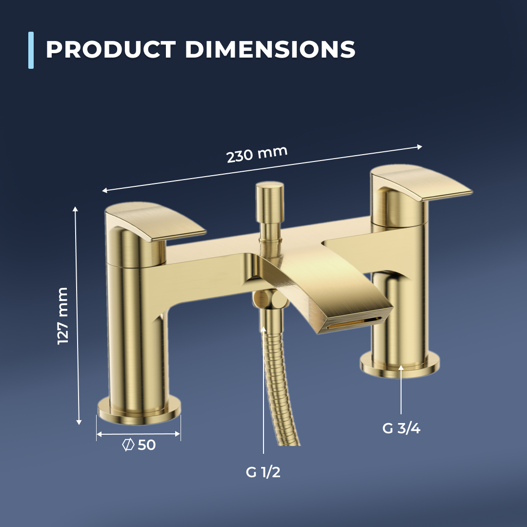 Cascade Bath Shower Mixer Tap