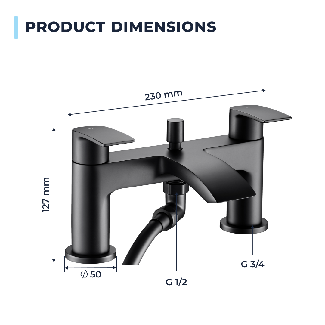 Cascade Bath Shower Mixer Tap