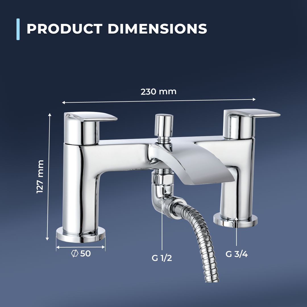 Cascade Bath Shower Mixer Tap