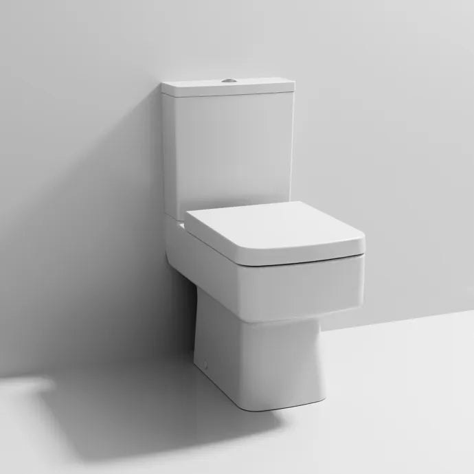 Bliss Close Coupled Toilet with Cistern & Seat Options - White
