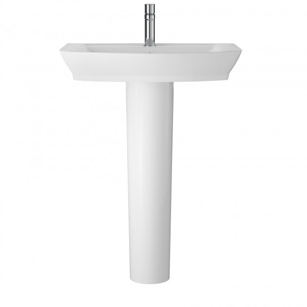 Daniel Basin with Pedestal & Size Options - 1 TH - White