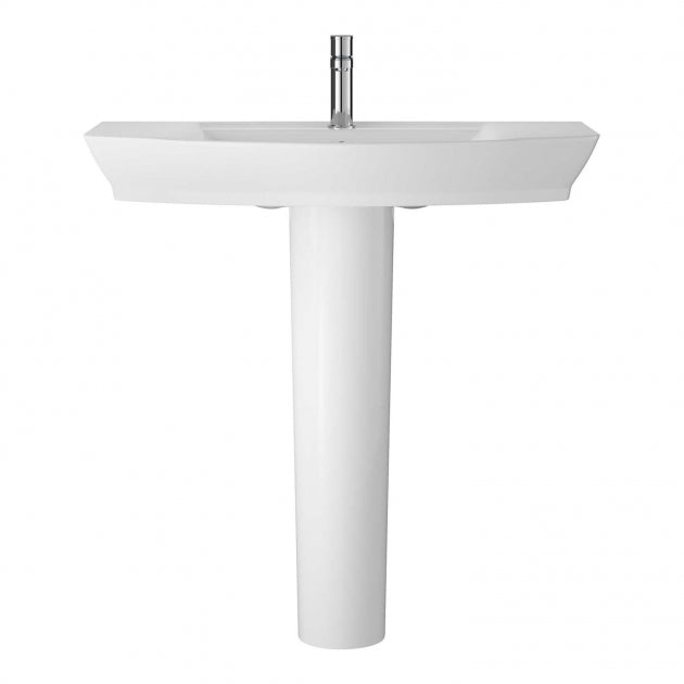 Daniel Basin with Pedestal - 1 TH - White