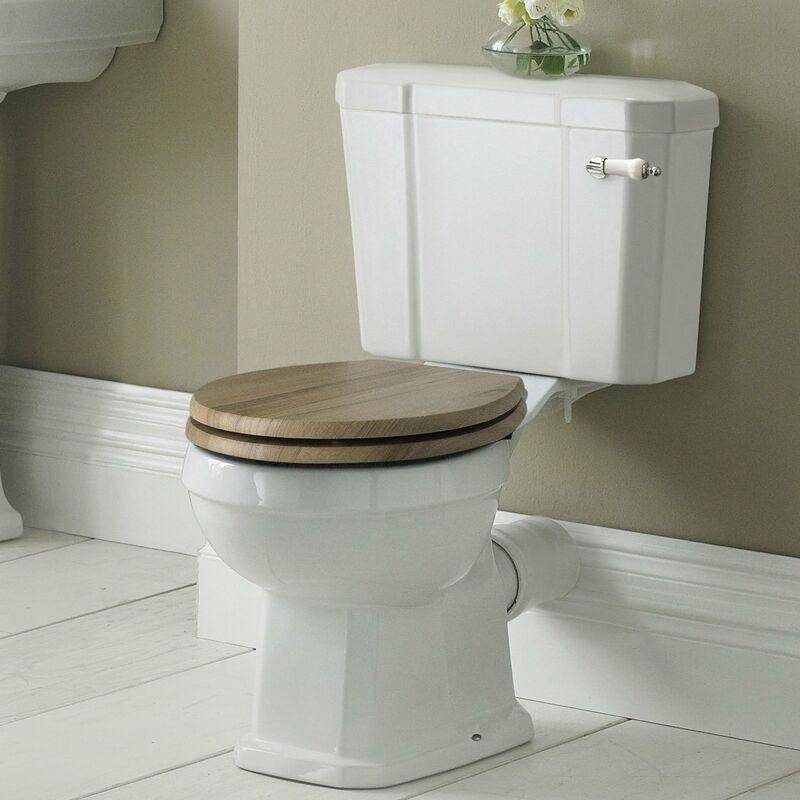 Classique Close Coupled Toilet with Cistern & Seat Options - White