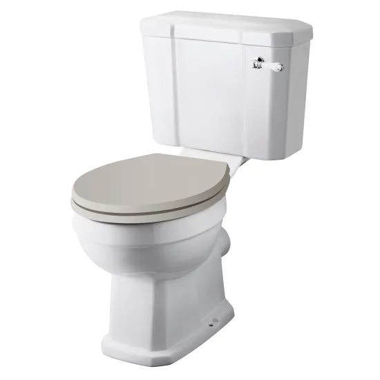 Classique Close Coupled Toilet with Cistern & Seat Options - White