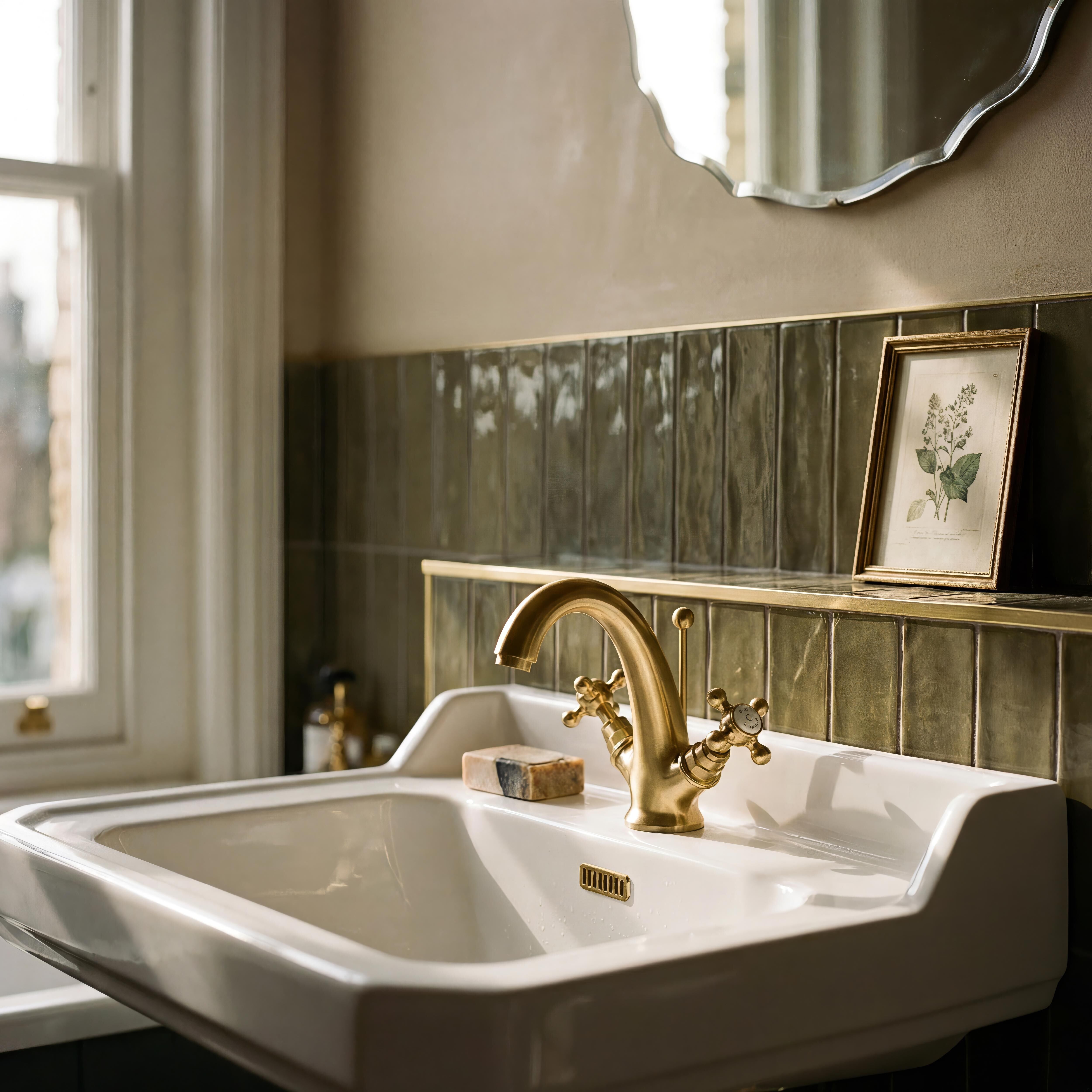 Classique Basin with Full Pedestal - 1, 2 or 3 TH - White