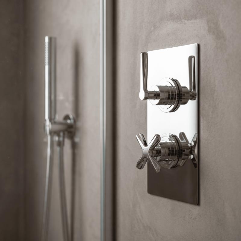 Cylin Traditional 2 Outlet Thermostatic Concealed Shower Valve