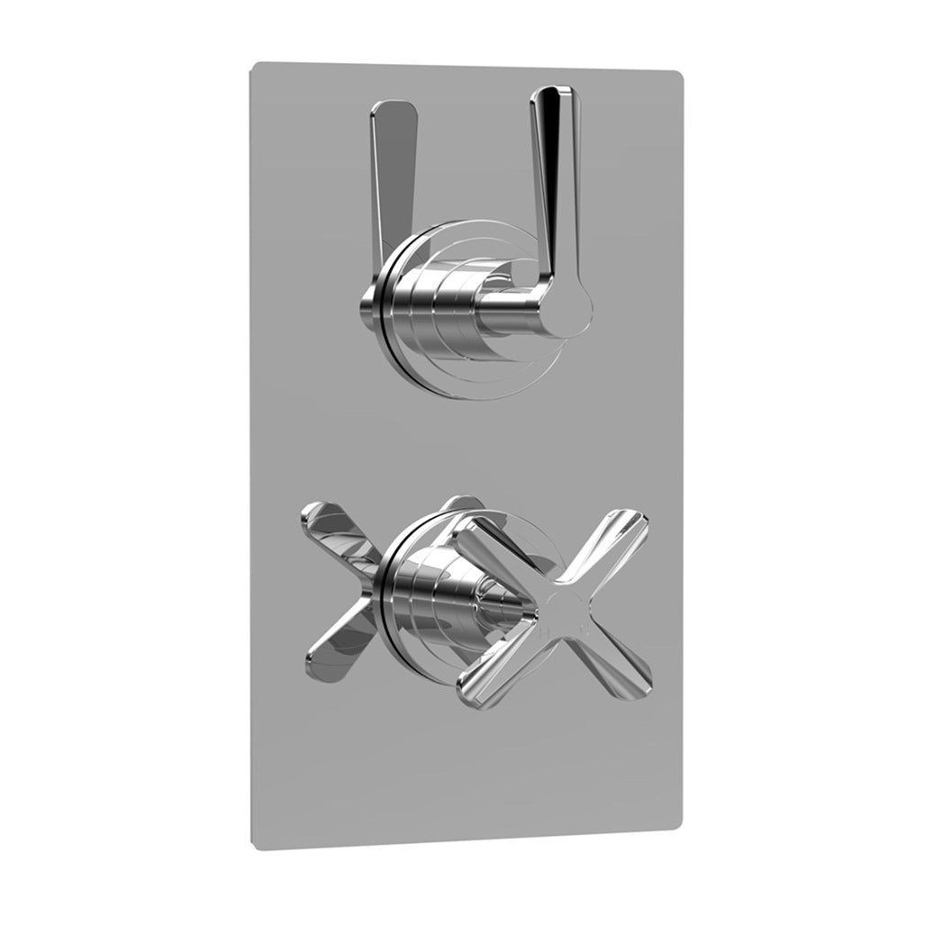 Cylin Traditional 2 Outlet Thermostatic Concealed Shower Valve