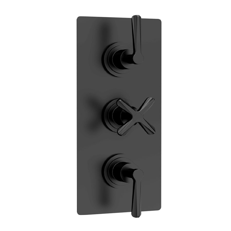 Cylin Traditional 3 Outlet Thermostatic Concealed Shower Valve with Diverter