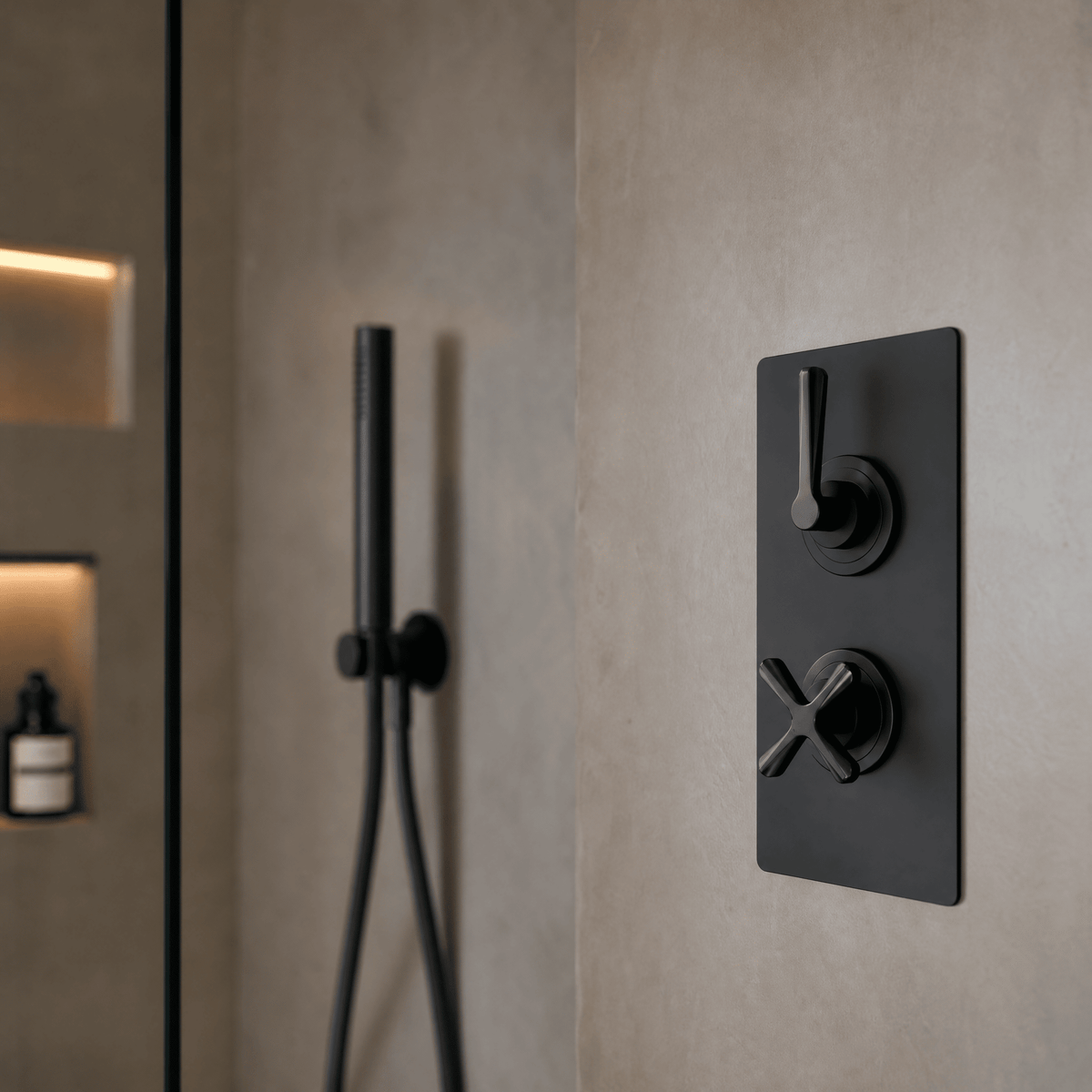 Cylin Traditional 2 Outlet Thermostatic Concealed Shower Valve