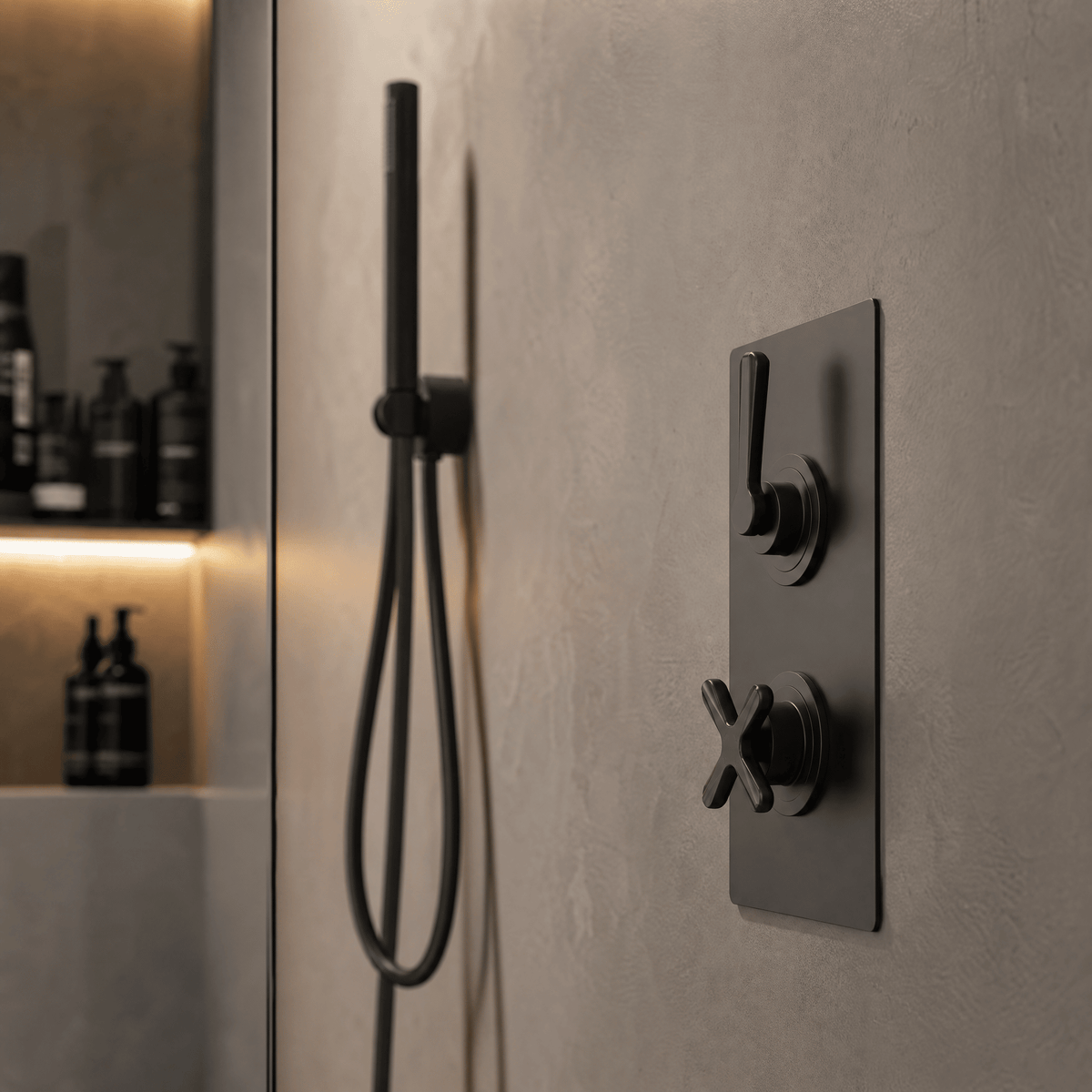 Cylin Traditional 2 Outlet Thermostatic Concealed Shower Valve