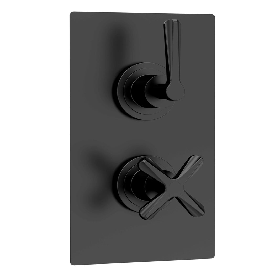 Cylin Traditional 2 Outlet Thermostatic Concealed Shower Valve