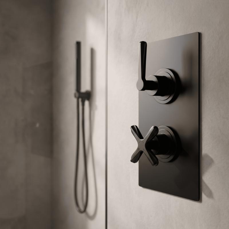 Cylin Traditional 1 Outlet Thermostatic Concealed Shower Valve