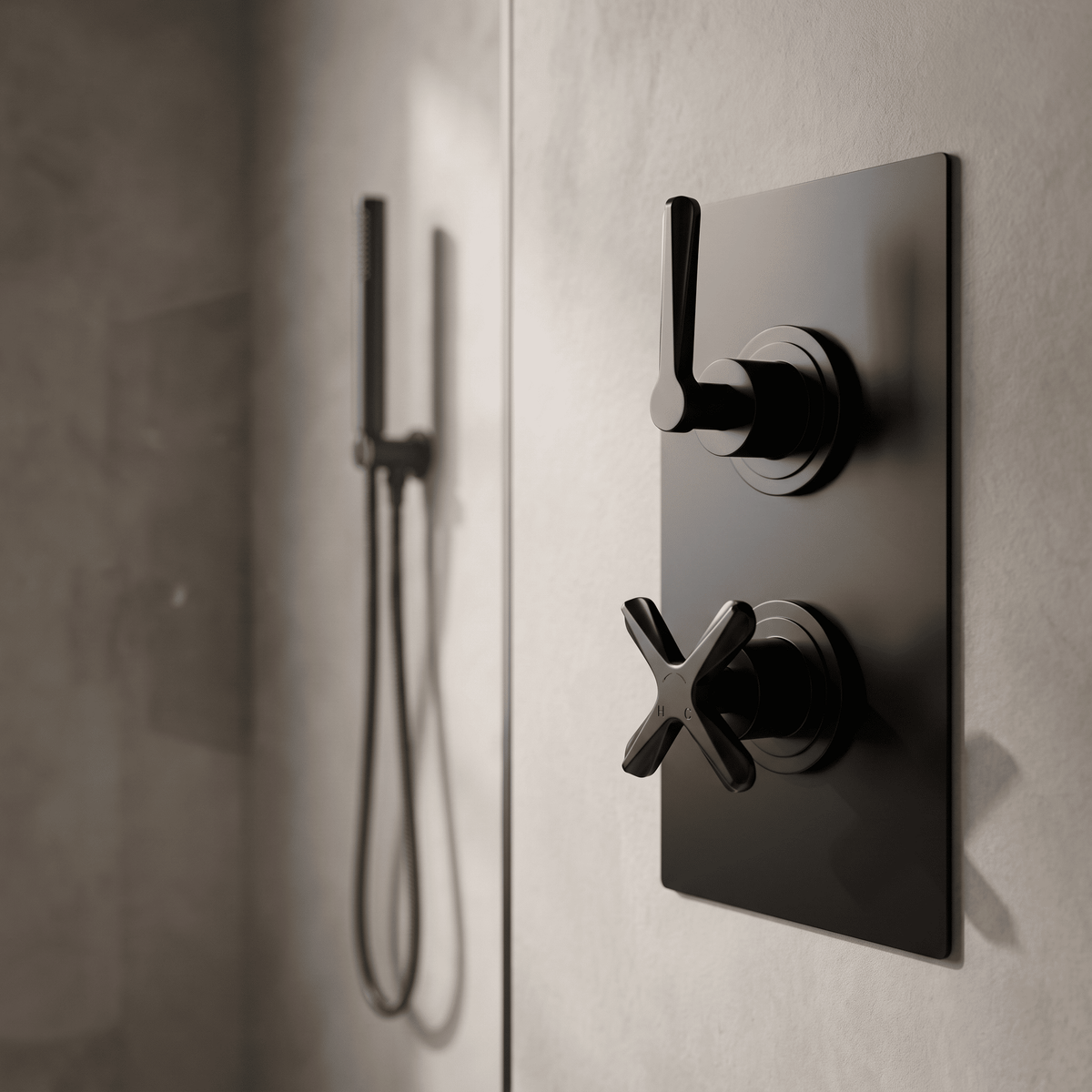 Cylin Traditional 1 Outlet Thermostatic Concealed Shower Valve