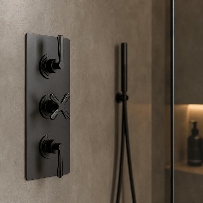 Cylin 2 Outlet Triple Thermostatic Concealed Shower Valve