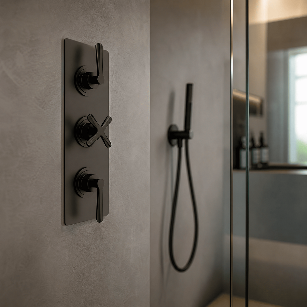Cylin 2 Outlet Triple Thermostatic Concealed Shower Valve