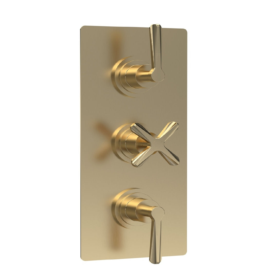 Cylin Traditional 3 Outlet Thermostatic Concealed Shower Valve with Diverter