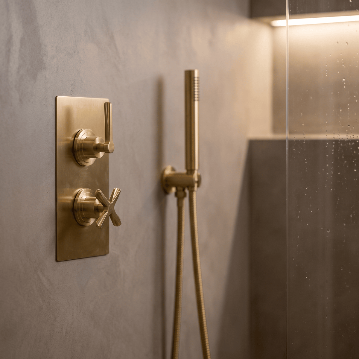 Cylin Traditional 2 Outlet Thermostatic Concealed Shower Valve