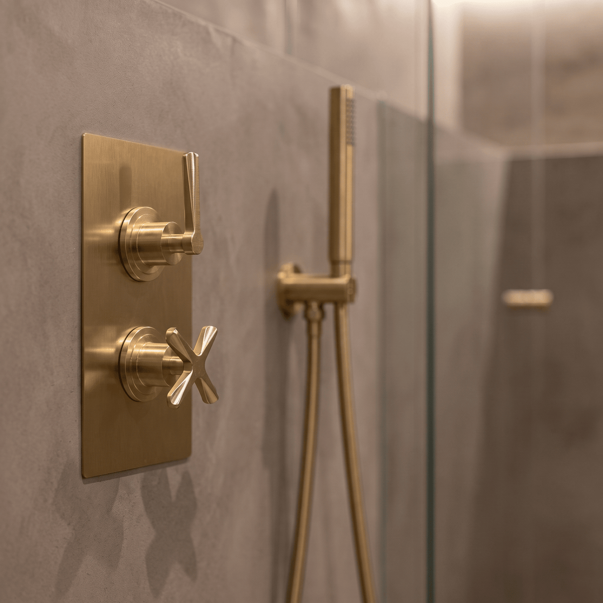 Cylin Traditional 1 Outlet Thermostatic Concealed Shower Valve