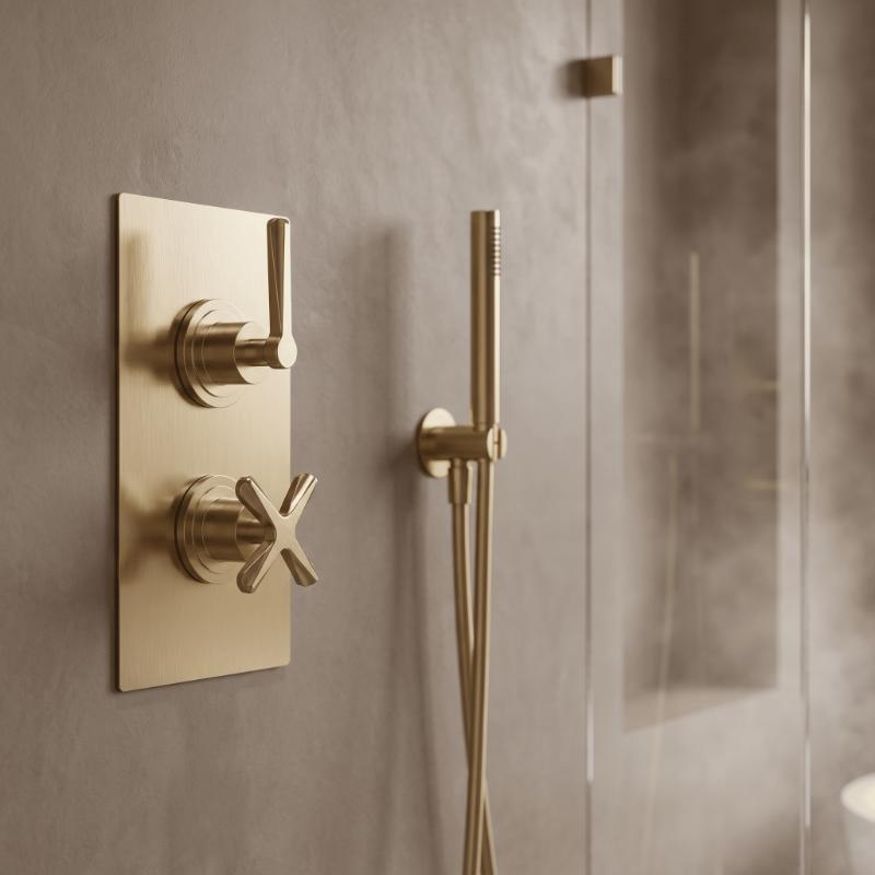 Cylin Traditional 1 Outlet Thermostatic Concealed Shower Valve
