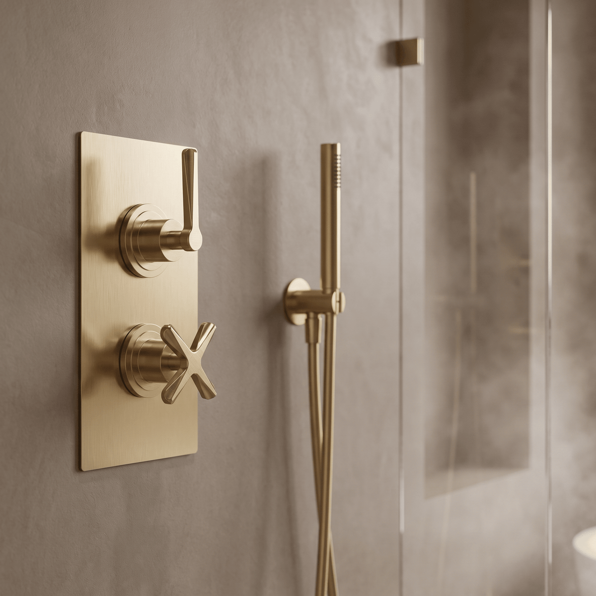 Cylin Traditional 1 Outlet Thermostatic Concealed Shower Valve