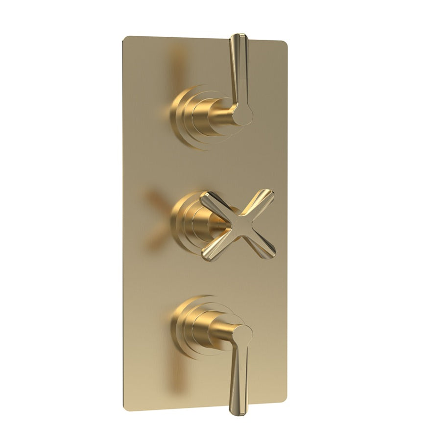Cylin 2 Outlet Triple Thermostatic Concealed Shower Valve