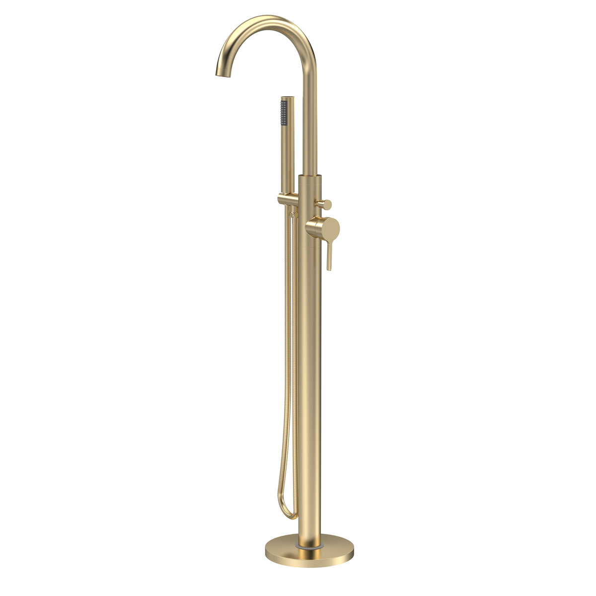 Cylin Floor Mounted Bath Shower Mixer Tap With Handset