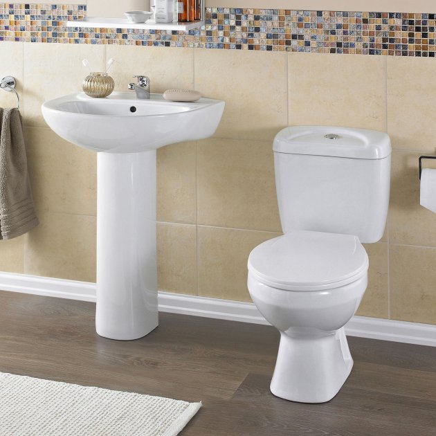 Sydney Basin with Full Pedestal - 1 or 2 TH - White