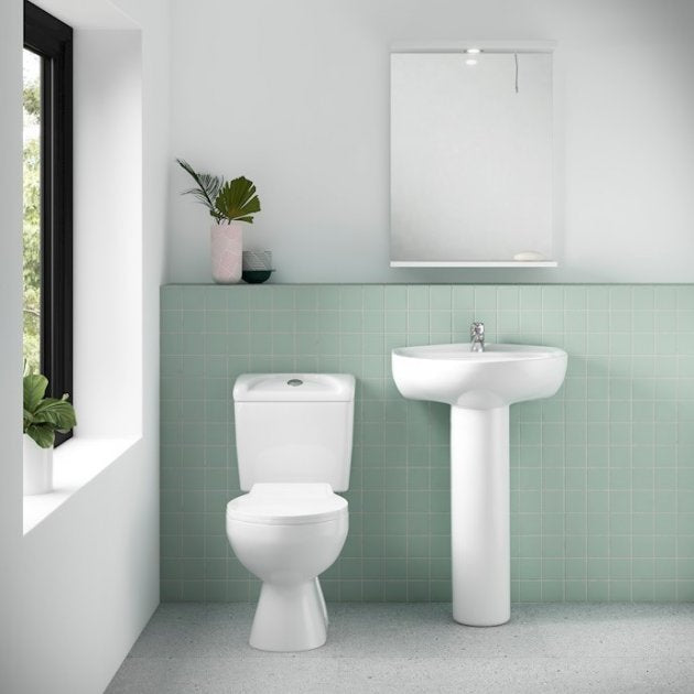 Sydney Basin with Full Pedestal - 1 or 2 TH - White