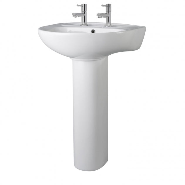 Sydney Basin with Full Pedestal - 1 or 2 TH - White