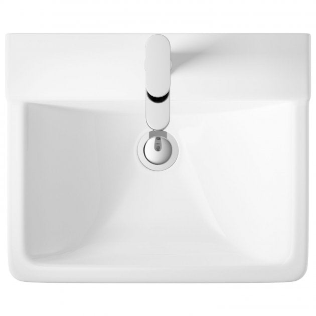 Trio Basin with Pedestal Option - 1 TH - White