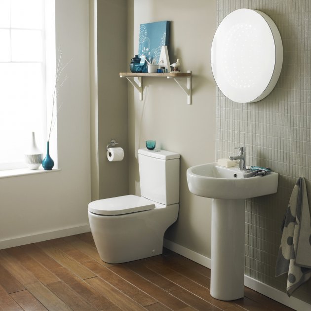 Vast Basin with Pedestal & Size Options - 1 TH - White