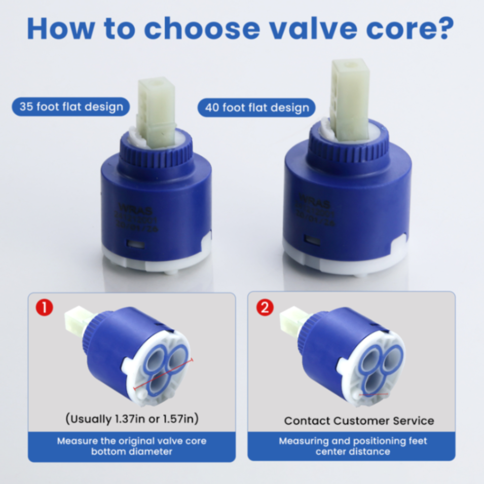 VeeBath 35mm Ceramic Disc Tap Valve Cartridge