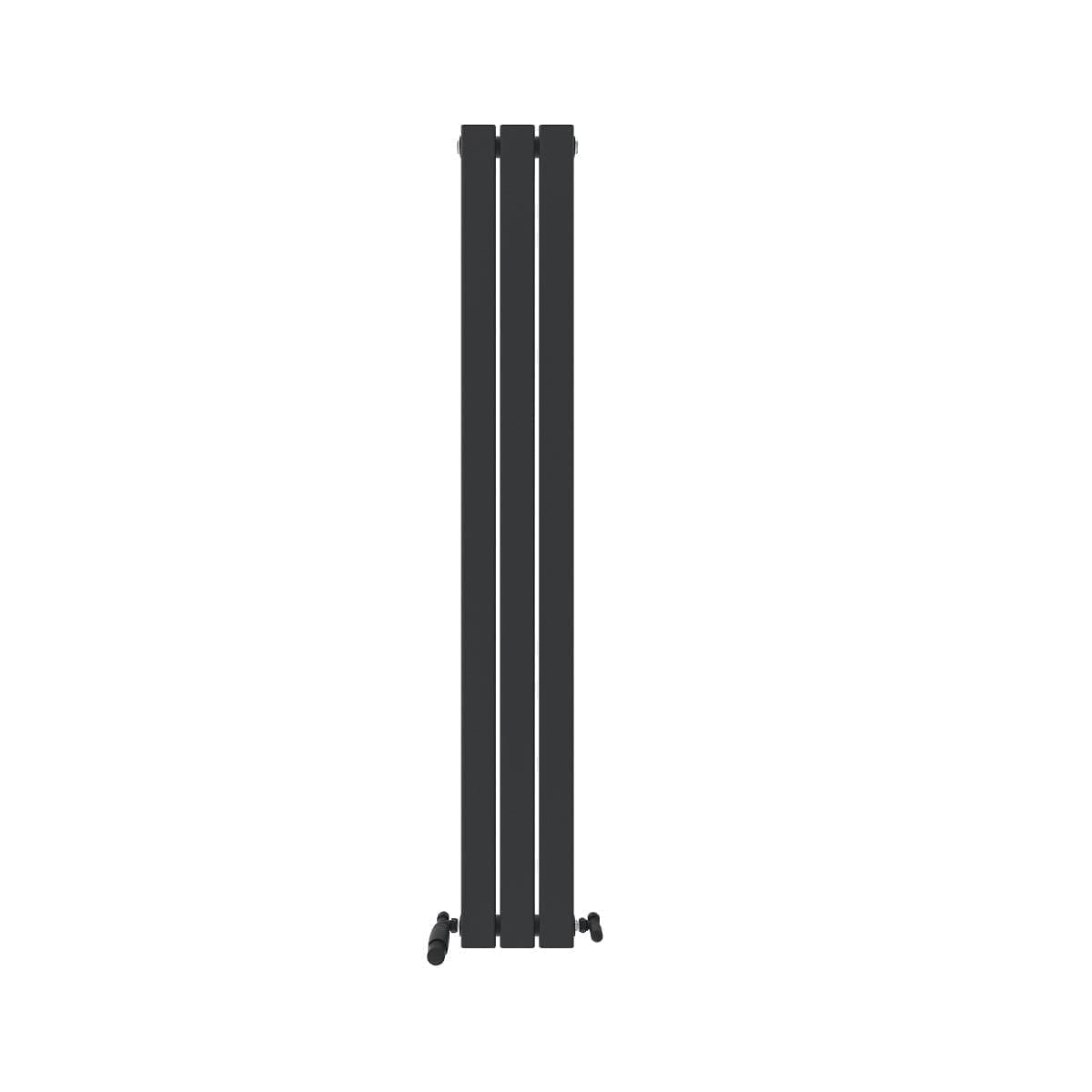 iBathUK Apex Vertical Single Panel Slim Flat Radiator, Designer Slim Radiator