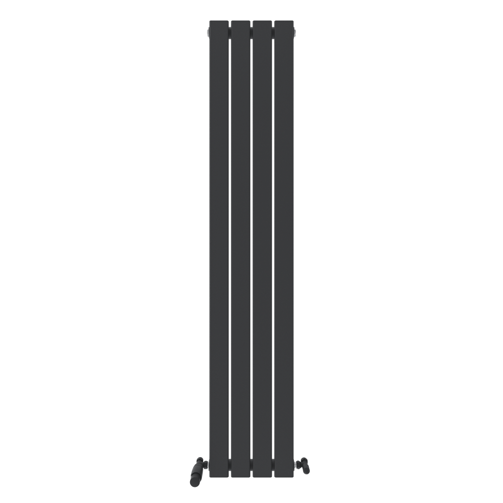 iBathUK Apex Vertical Single Panel Slim Flat Radiator, Designer Slim Radiator