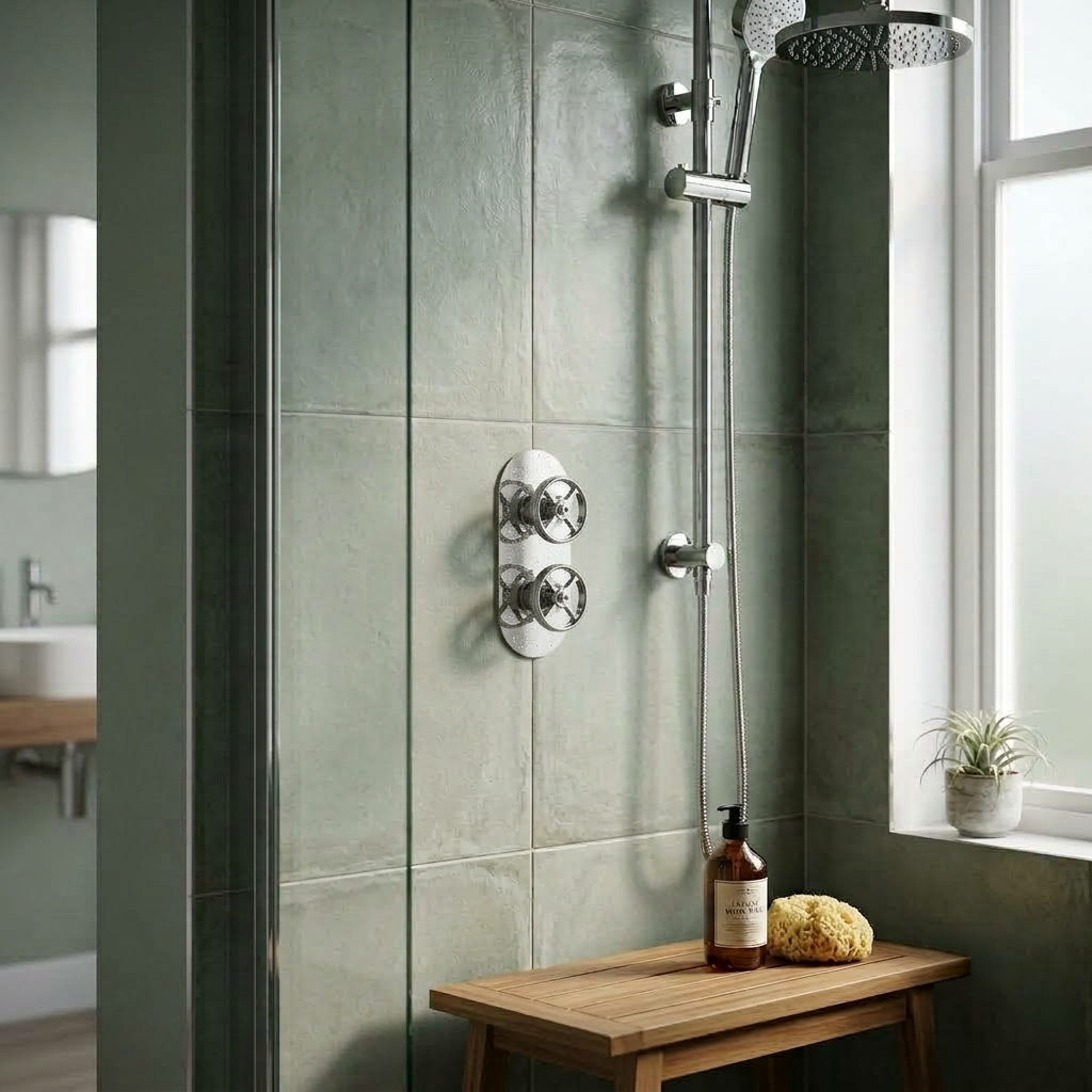 Revolve Traditional 2 Outlet Thermostatic Concealed Shower Valve  With Diverter