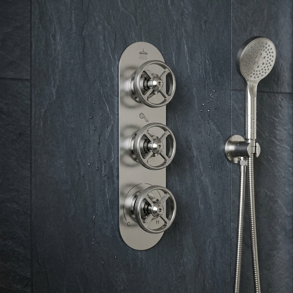 Revolve Traditional 2 Outlet Concealed Thermostatic Shower Valve