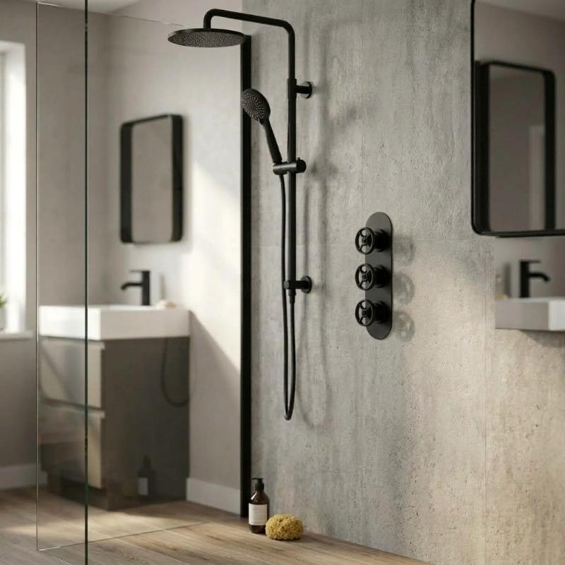Revolve Traditional 2 Outlet Concealed Thermostatic Shower Valve