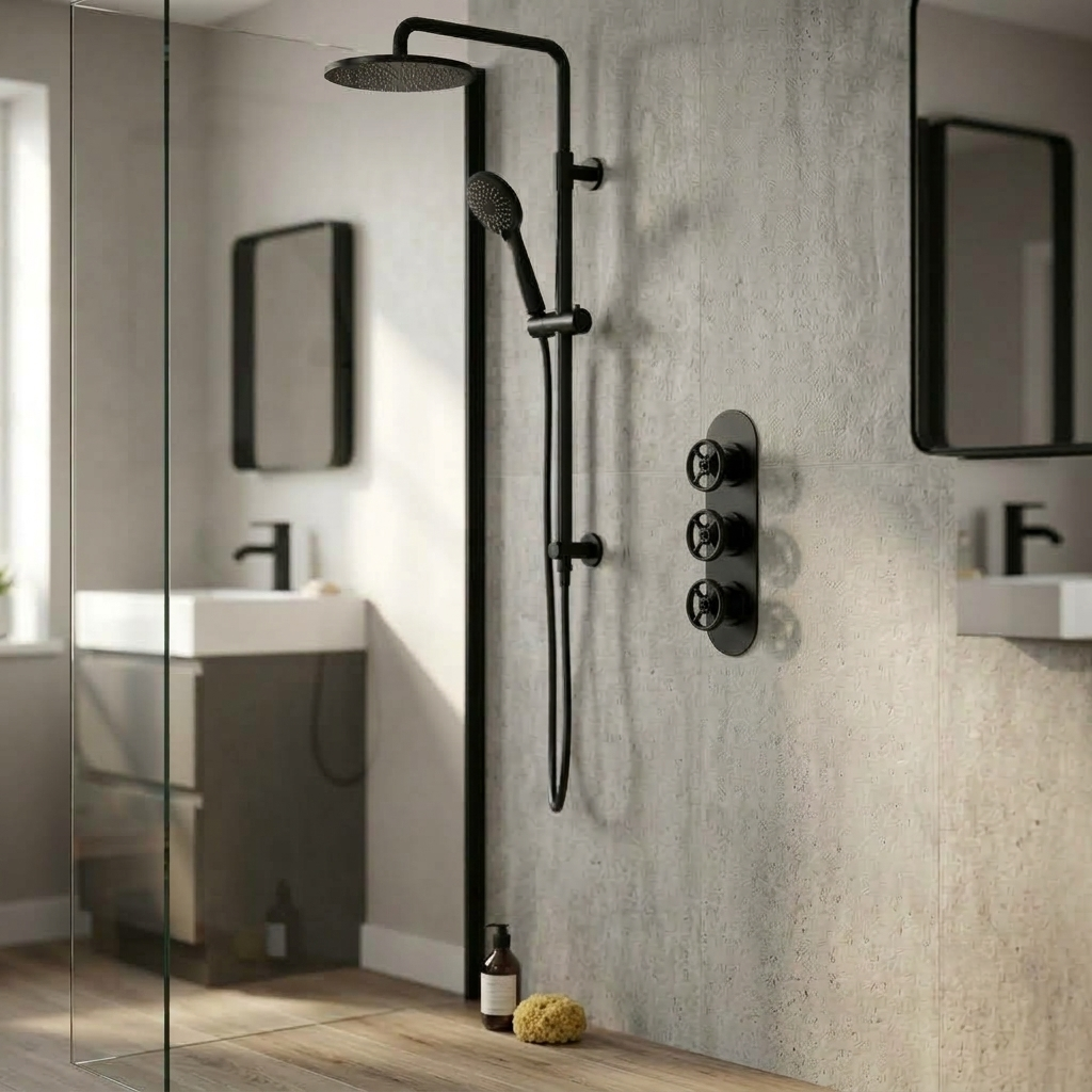 Revolve Traditional 2 Outlet Concealed Thermostatic Shower Valve