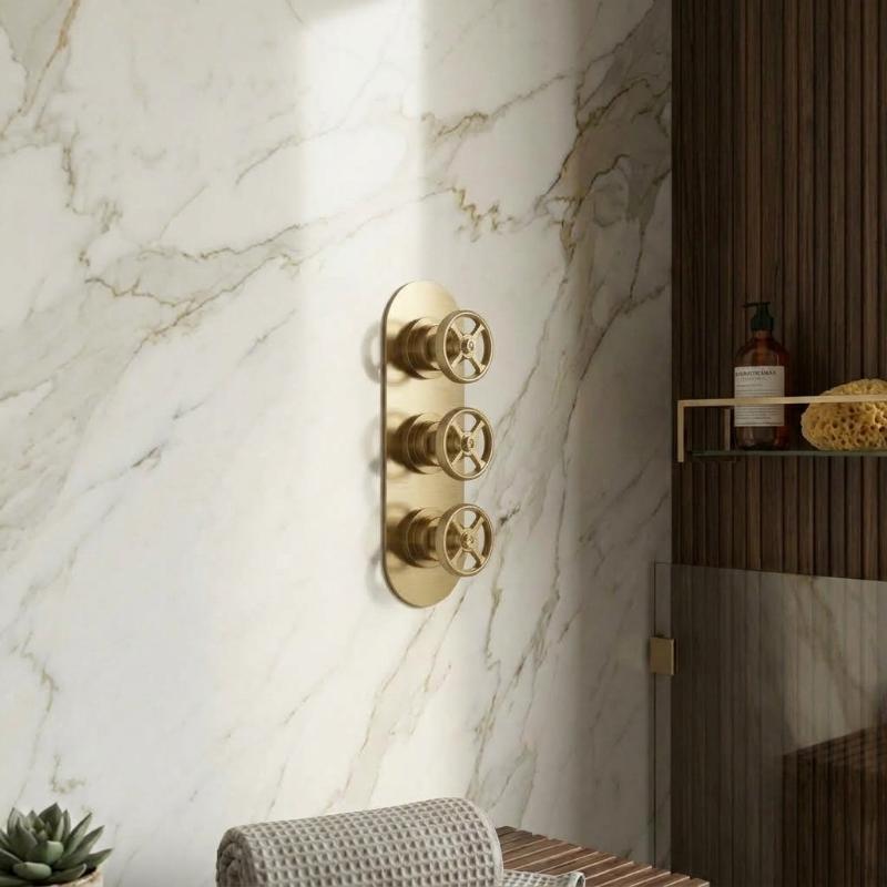 Revolve Traditional 2 Outlet Concealed Thermostatic Shower Valve