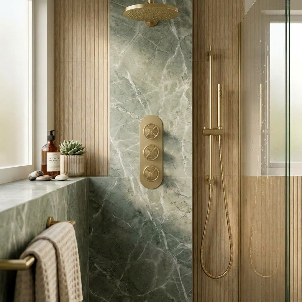 Revolve Traditional 2 Outlet Concealed Thermostatic Shower Valve