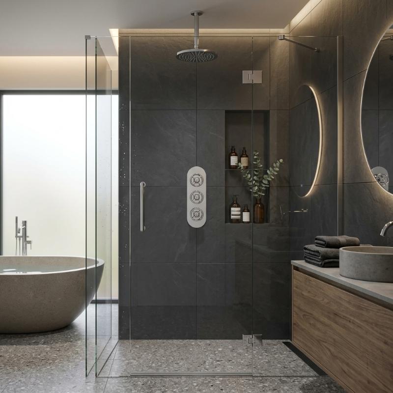 Revolve Traditional 3 Outlet Concealed Thermostatic Shower Valve