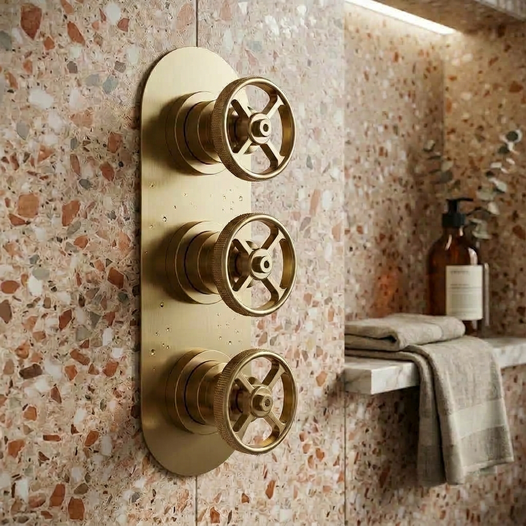 Revolve Traditional 3 Outlet Concealed Thermostatic Shower Valve