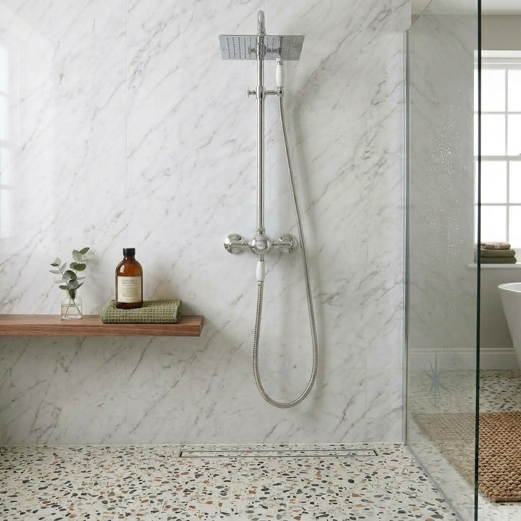 Logic 1 Outlet Exposed Shower Valve - Chrome