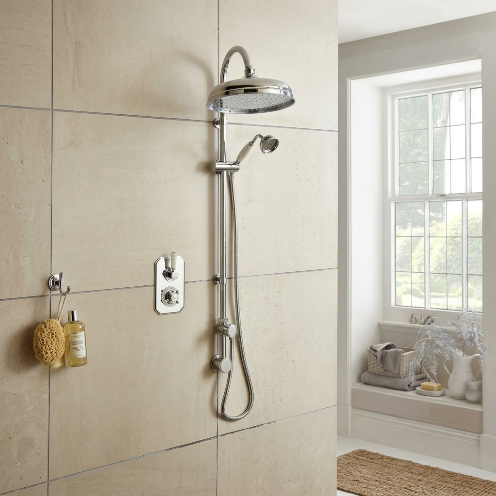 Claremont Traditional Thermostatic 1 Outlet Concealed Shower Valve