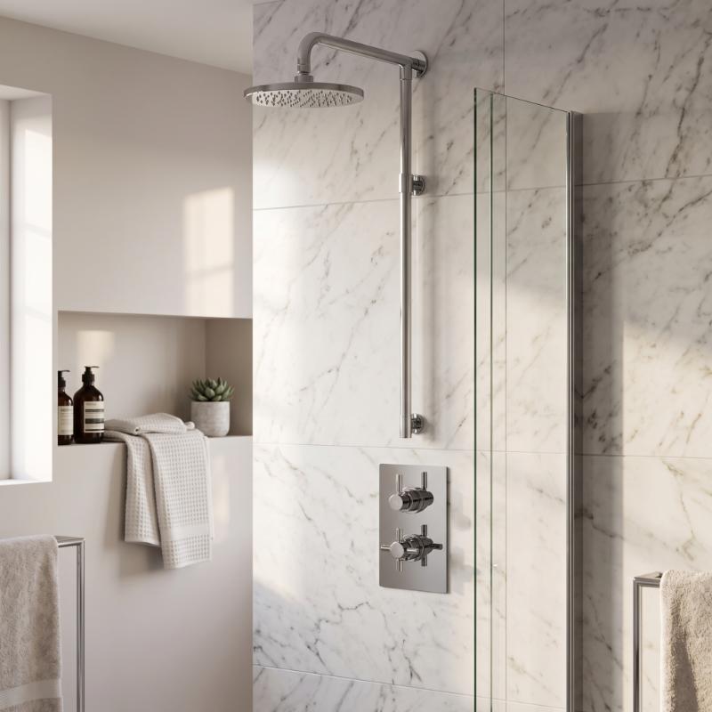 Axiom 1 Outlet Thermostatic Concealed Shower Valve